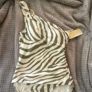 One Shoulder Michael Kors Bathing Suit